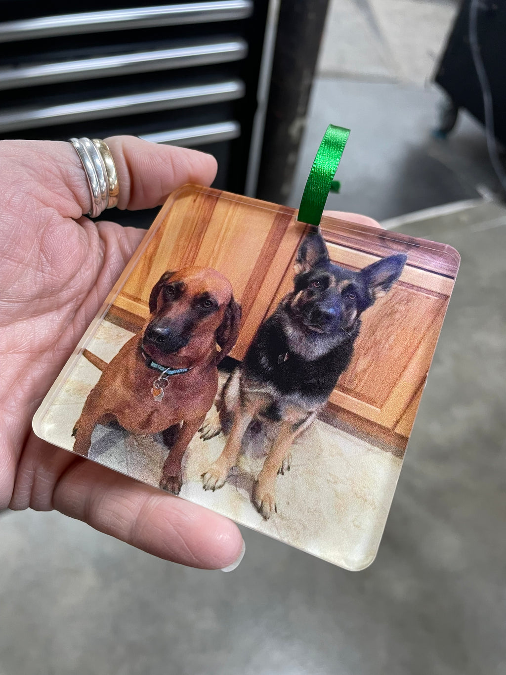 Acrylic Photo Keepsake Ornaments | Circle, Square & Rectangle