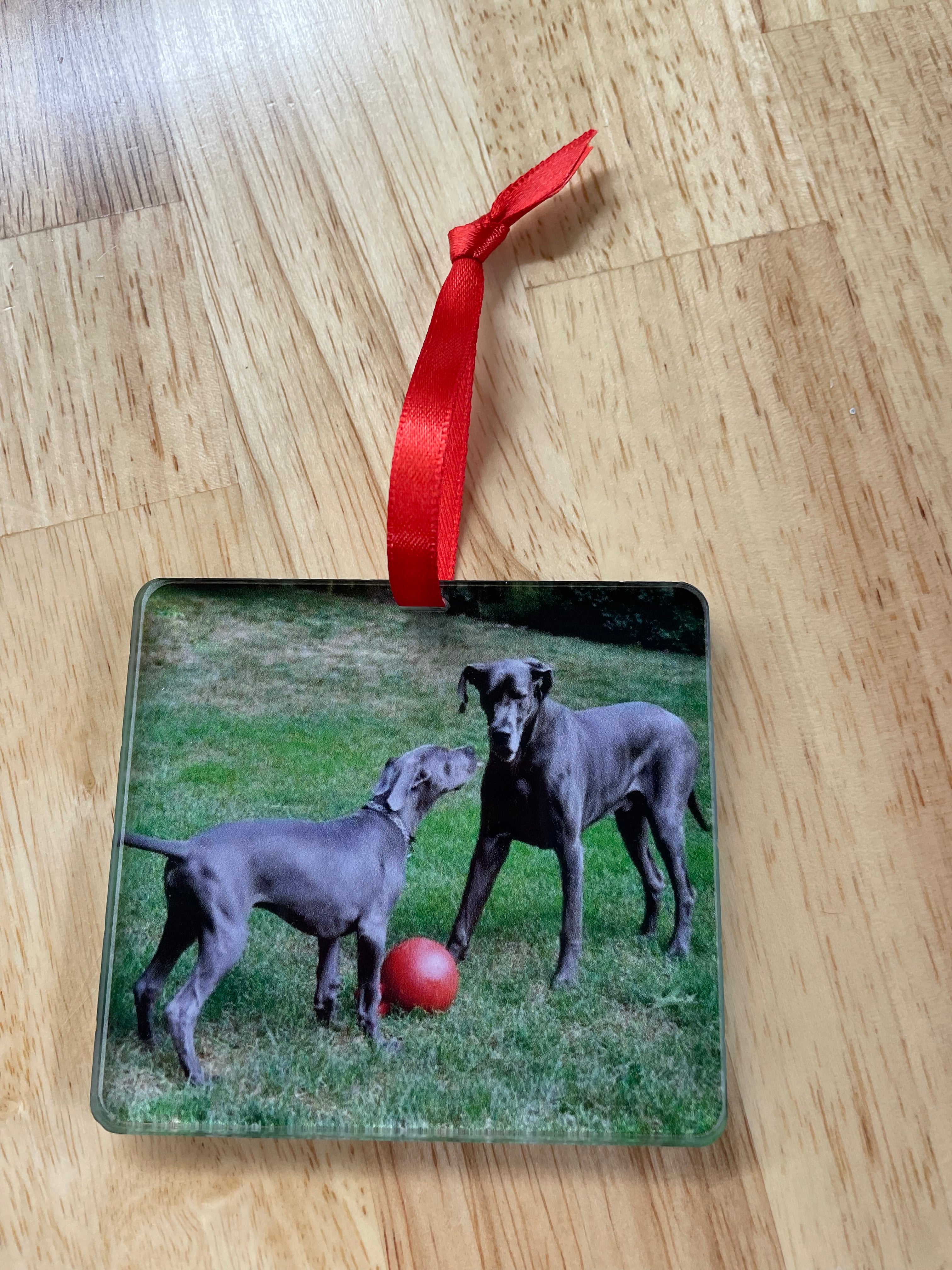 Acrylic Photo Keepsake Ornaments | Circle, Square & Rectangle