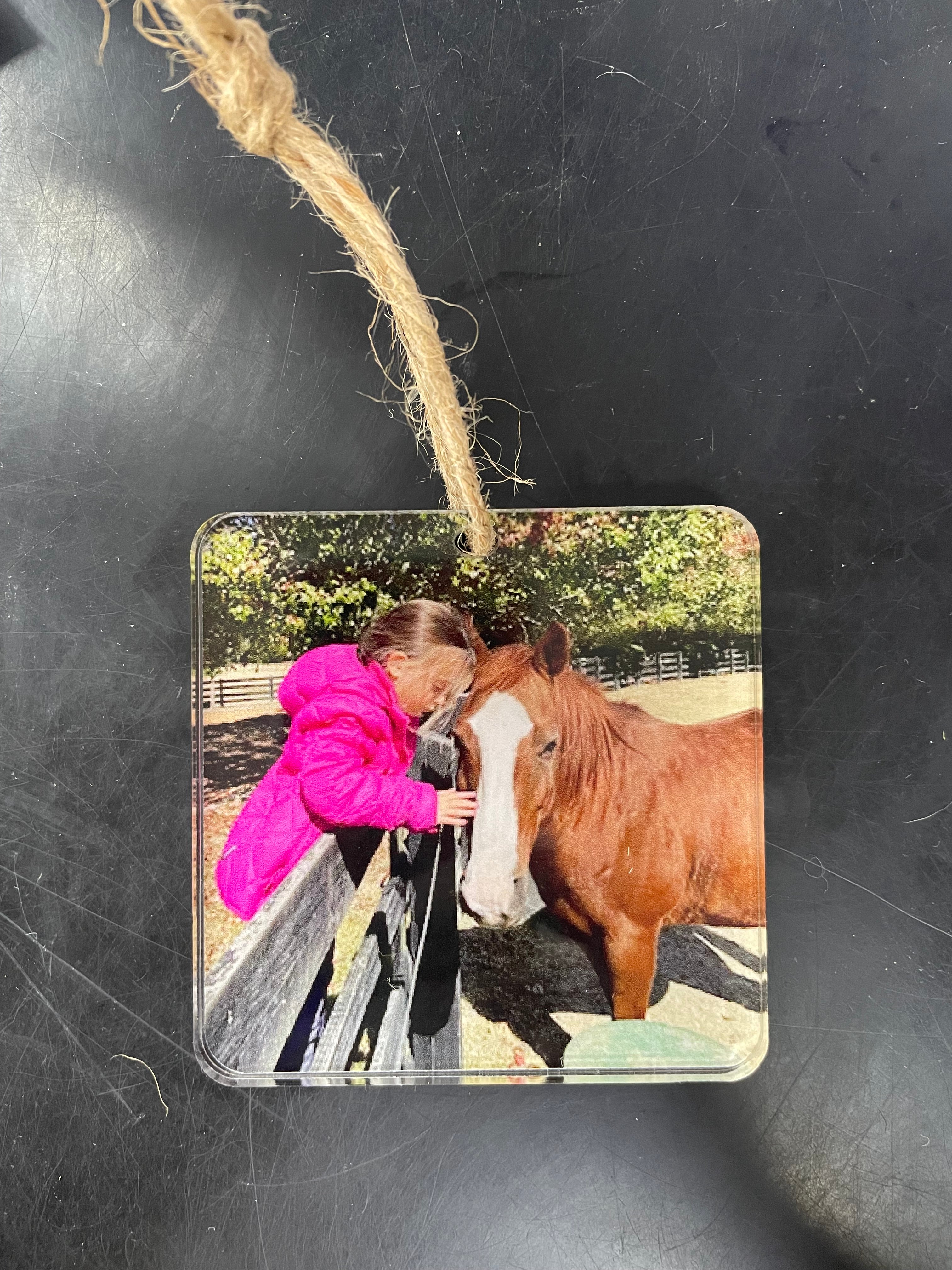 Acrylic Photo Keepsake Ornaments | Circle, Square & Rectangle