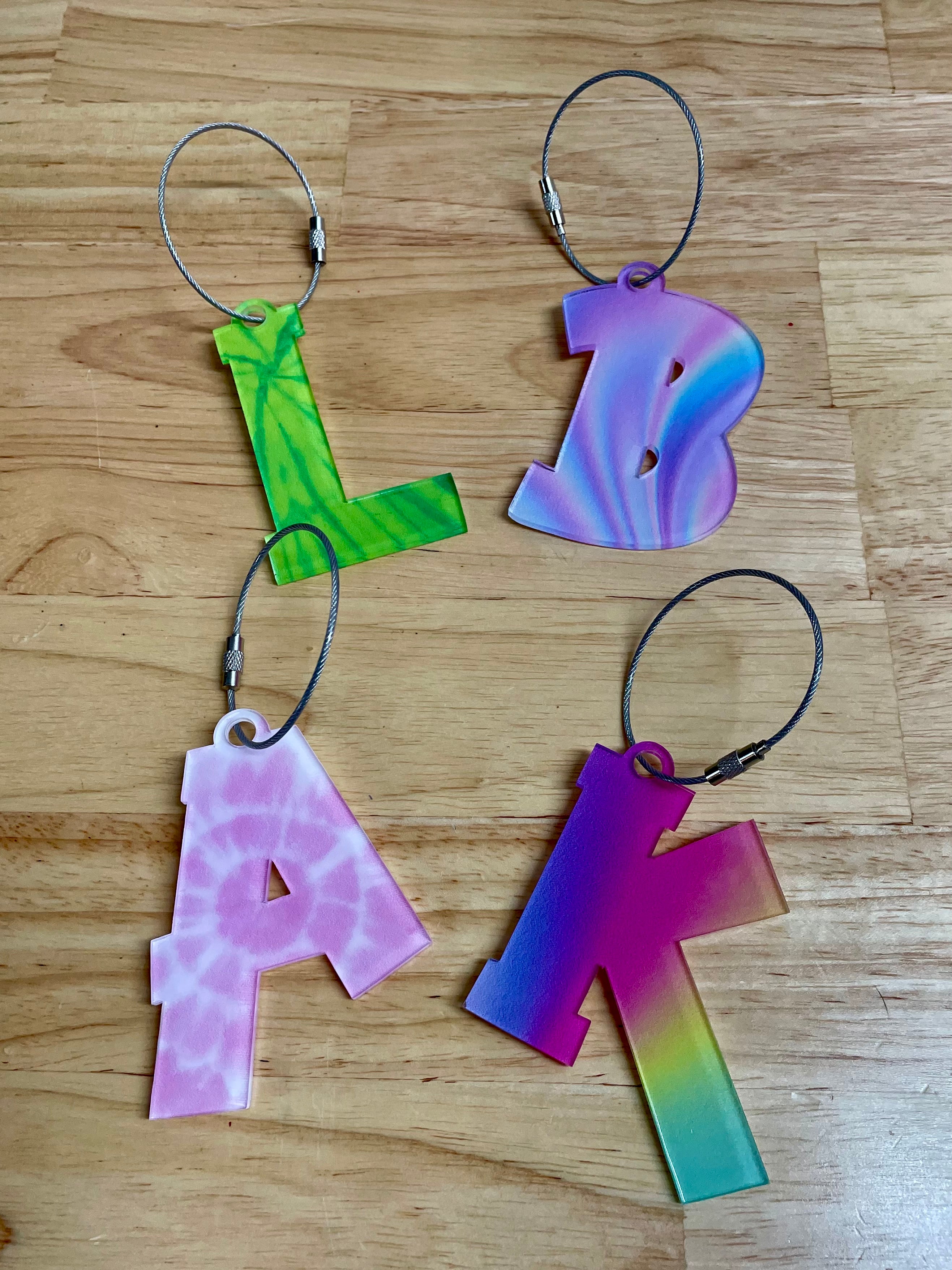 3" Acrylic Bag Tags – UV Printed with Your Logo or Photo