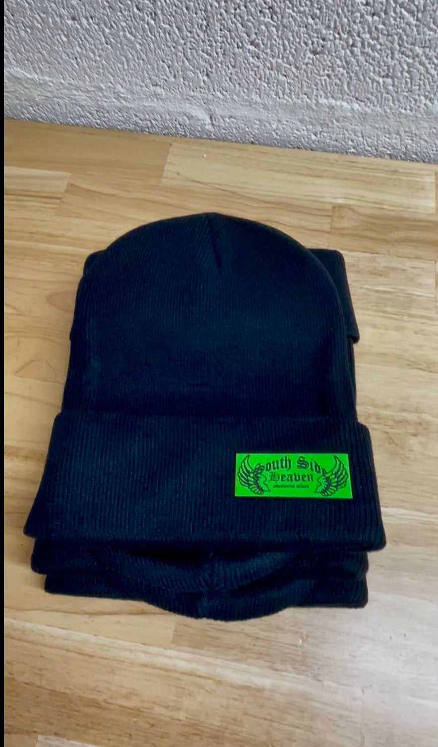 8" Beanie with Patch