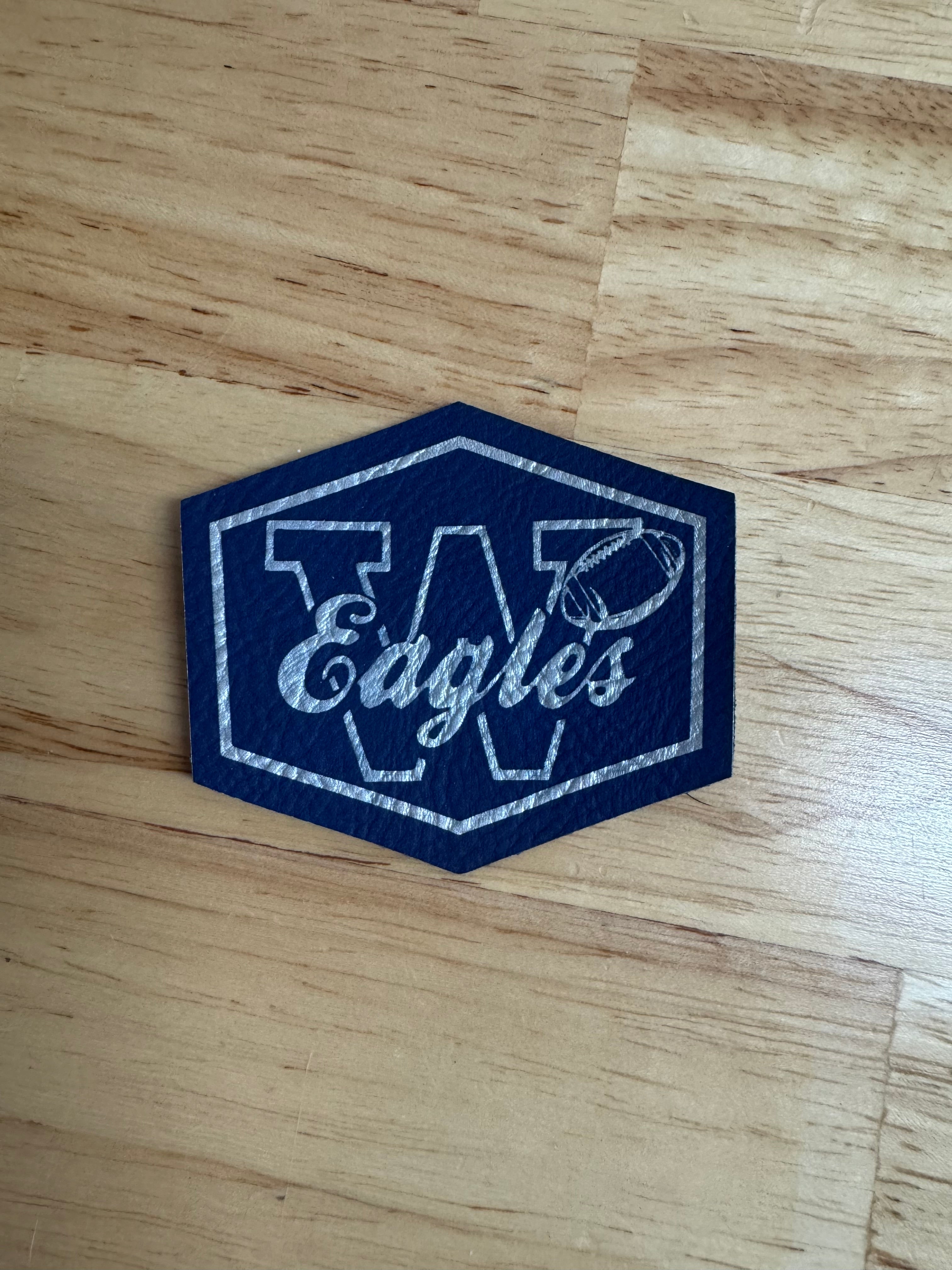 Custom Laser Engraved Adhesive Patches – 29 Color Options