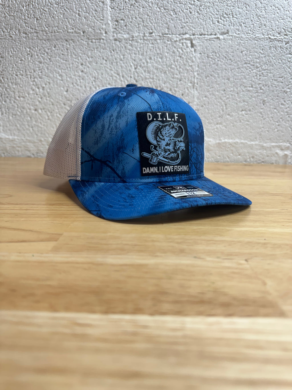 D.I.L.F. Fishing Hat – Richardson 112 Realtree Light Blue