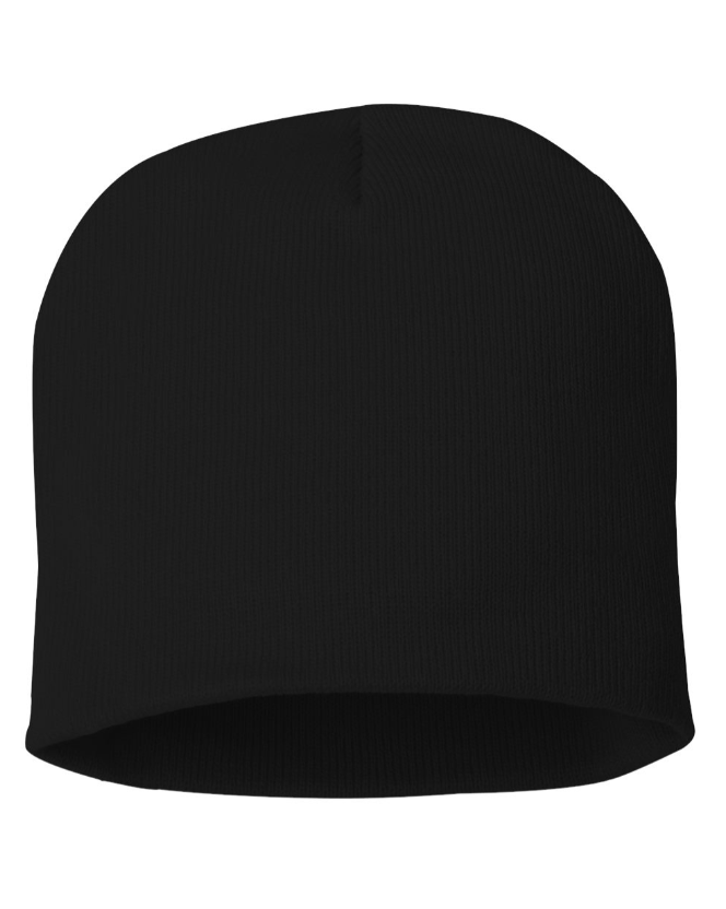 8" Beanie with Patch