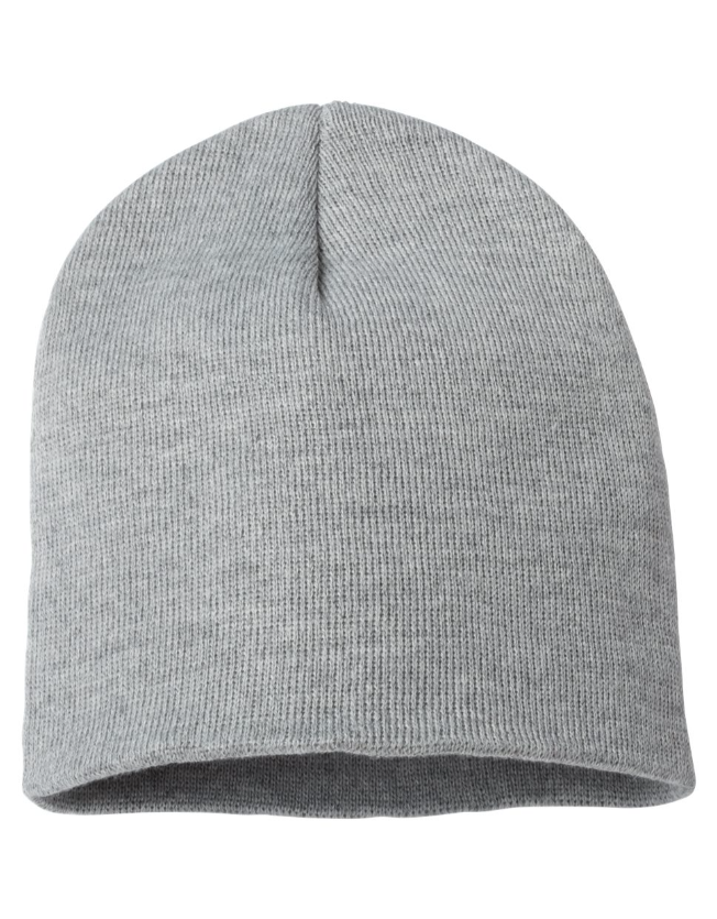 8" Beanie with Patch