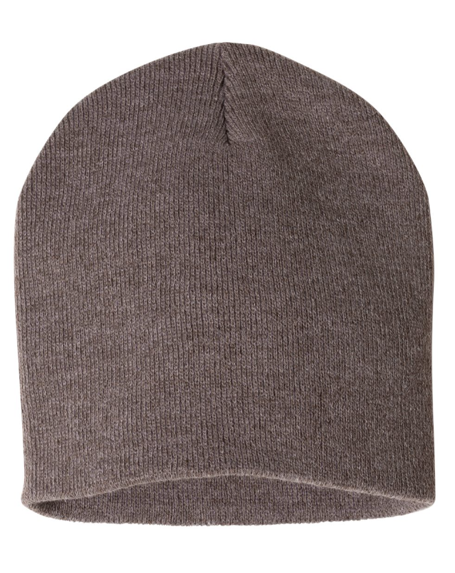 8" Beanie with Patch