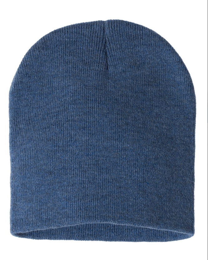 8" Beanie with Patch