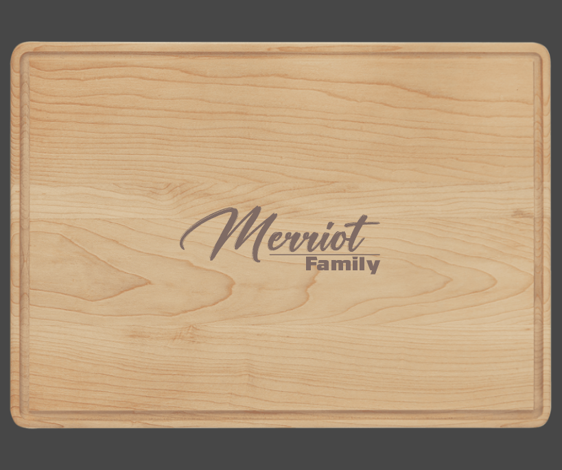 Maple Cutting Board - Custom Laser Engraved