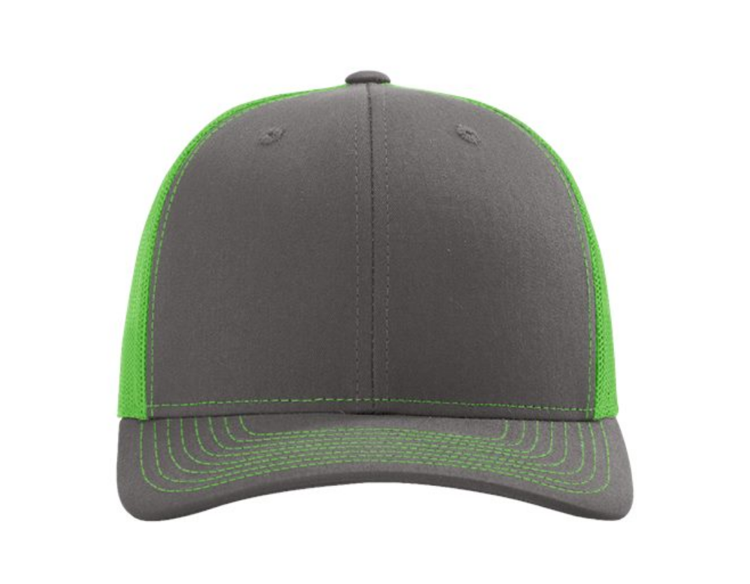 Richardson 112 Trucker Hat – Custom Leatherette Patch- Engraved