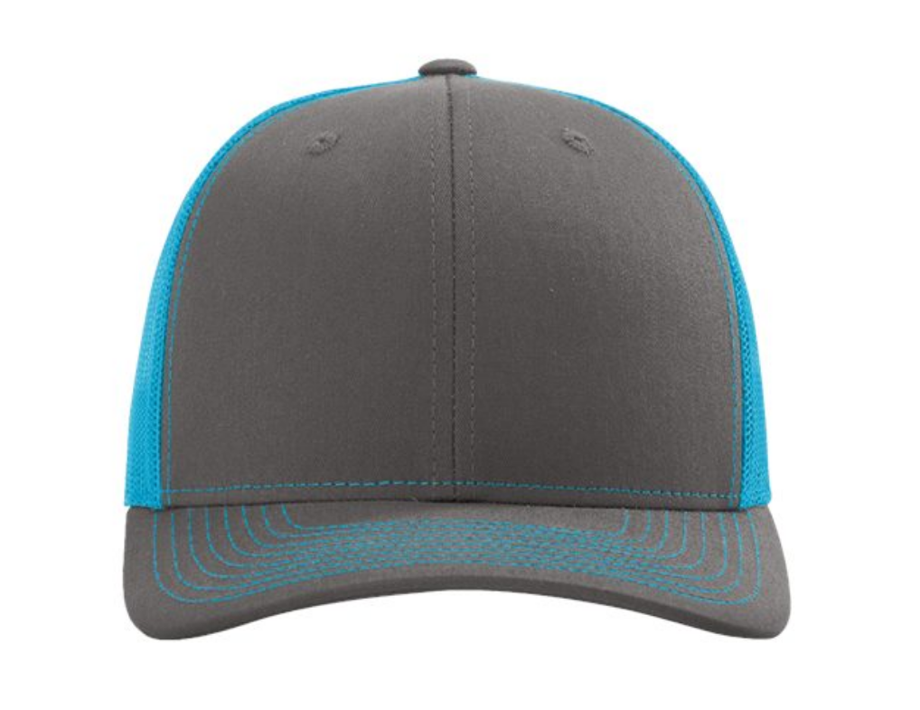 Richardson 112 Trucker Hat – Custom Leatherette Patch- Engraved