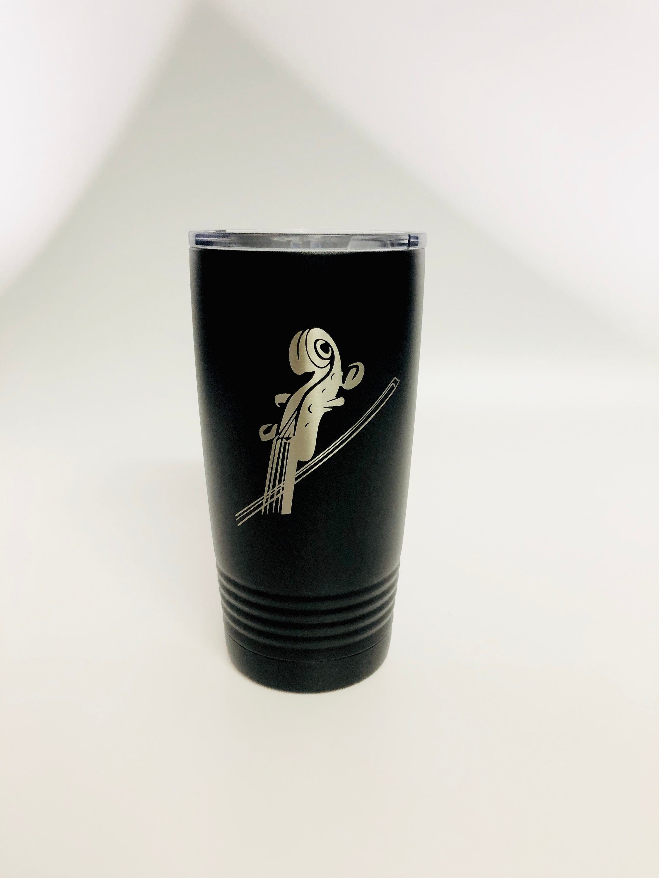 Violin 20 oz, insulated tumbler, Laser Engraved tumbler